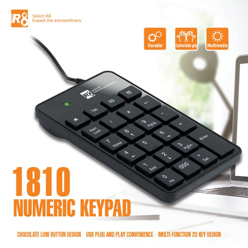 Bàn phím máy tính rời,cổng sạc usb r8 1810 xịn sò