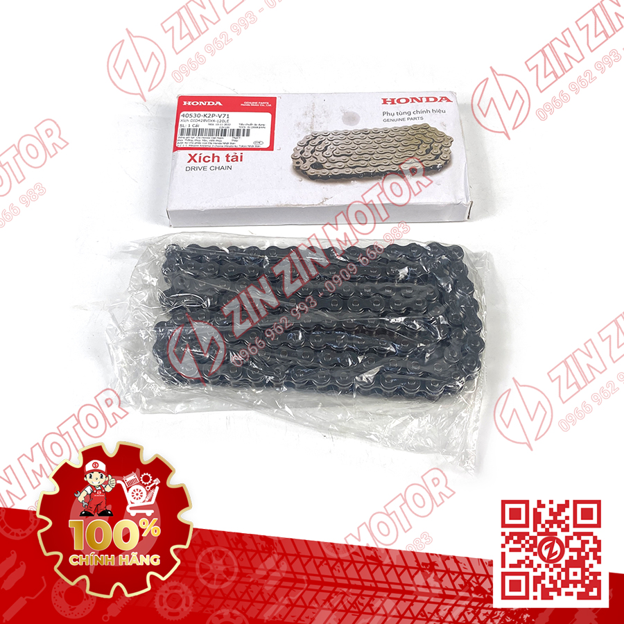 Sên Phốt DID 428 VIX 120 Mắt Siêu Bền Cho Nhiều Loại Xe Winner V1 X V2 V3 2022+, RS150 V1 V2 V3 Chính Hãng Honda - ZZM