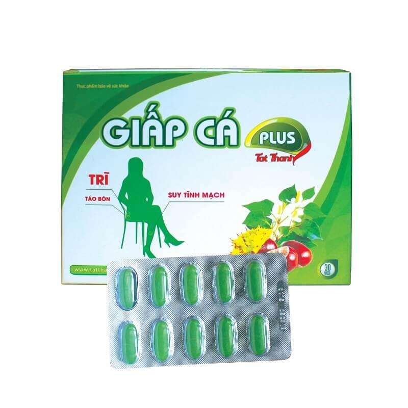 Giấp cá plus - trĩ - táo bón - suy tĩnh mạch