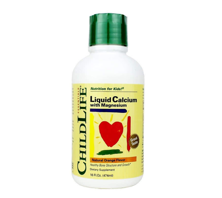 Childlife Liquid Calcium with Magnesium Natural Orange