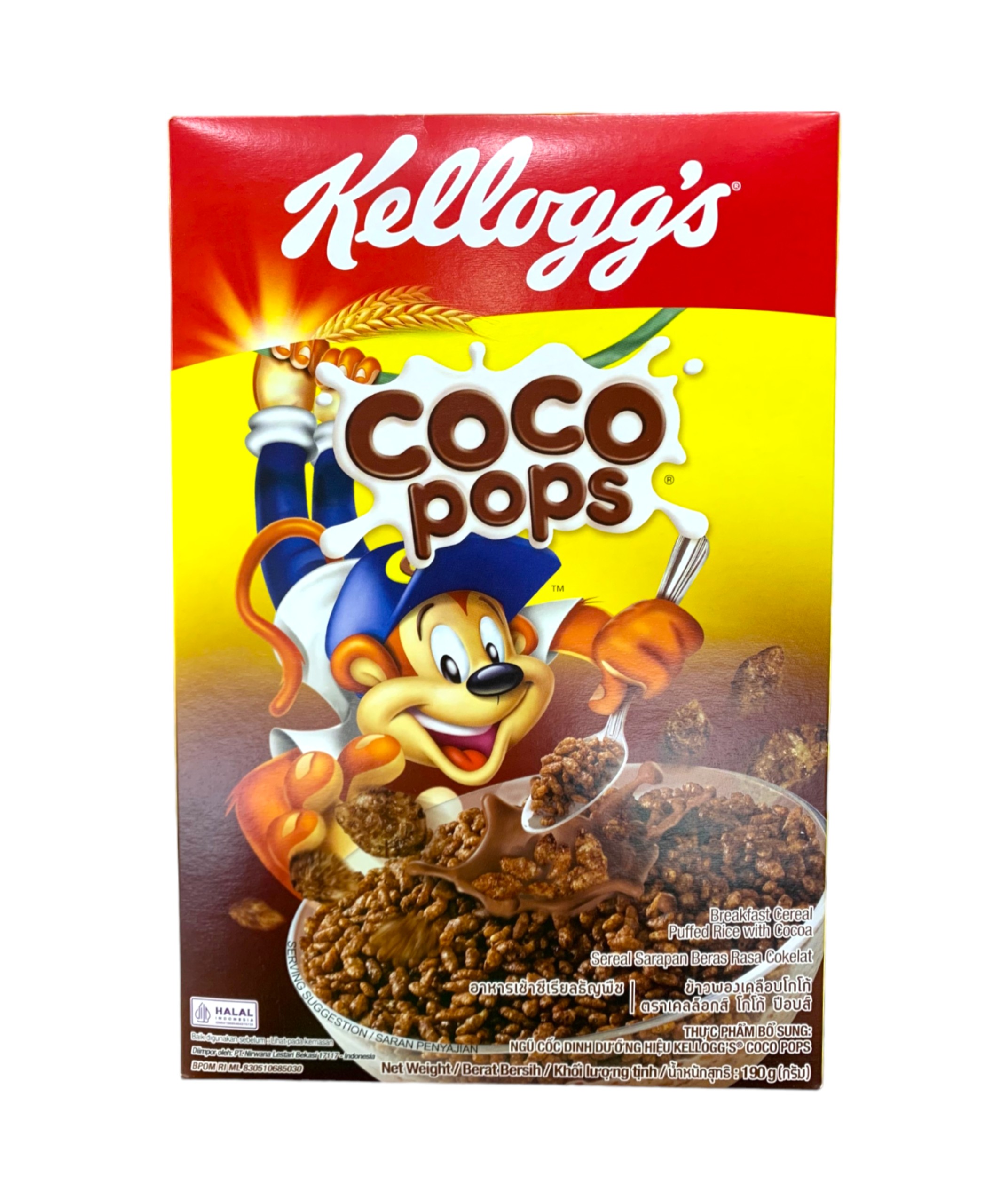 NGŨ CỐC ĂN SÁNG KELLOGGS COCO POPS 170G