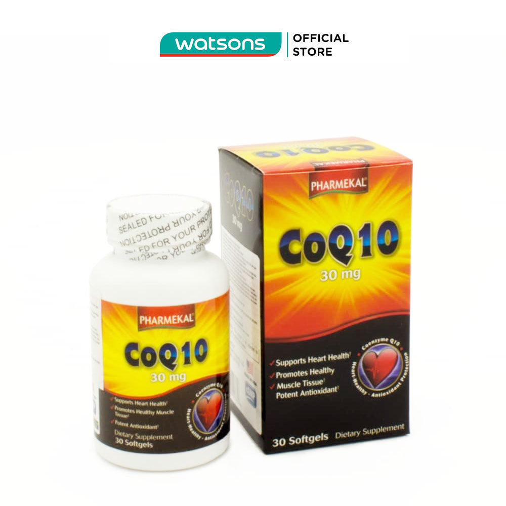 Viên Uống Hỗ Trợ Tim Mạch Pharmekal Coq10 30 Viên