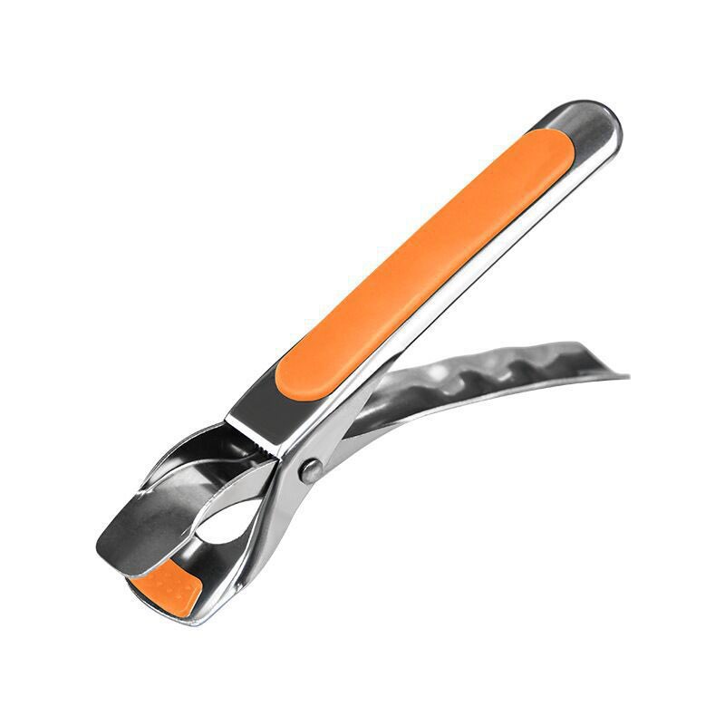 Kẹp gắp đồ nóng inox có mút silicon chống trượt - Kẹp gắp chén, dĩa nóng tiện lợi -MÀU NGẪU NHIÊN