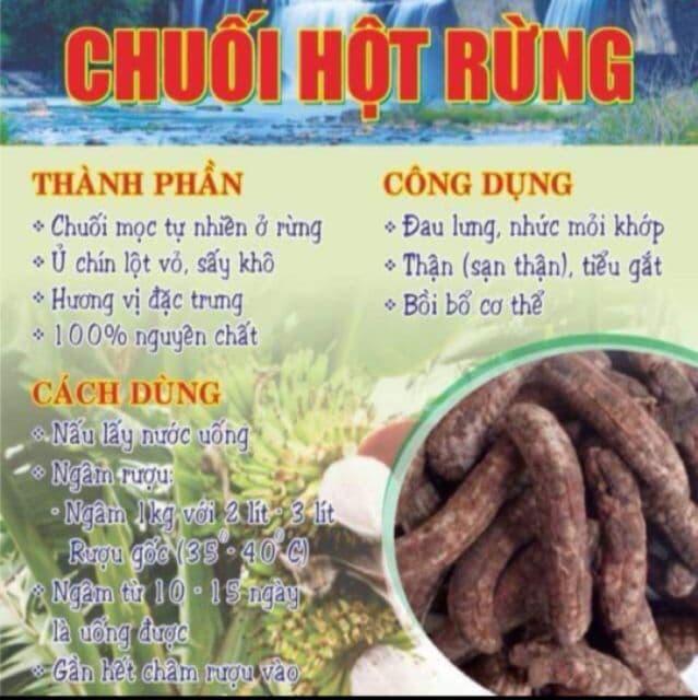 chuối hột rừng cao cấp 1kg