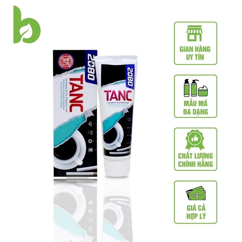 [MIỄN PHÍ VẬN CHUYỂN] Kem Đánh Răng Cho Người Hút Thuốc Và Uống Coffee 2080 Tanc Hàn Quốc Giúp Khử Mùi Hôi Cho Người Hút Thuốc Lá Hiệu Quả, Bổ Sung Flo, Bảo Vệ Men Răng 100g - BECOME
