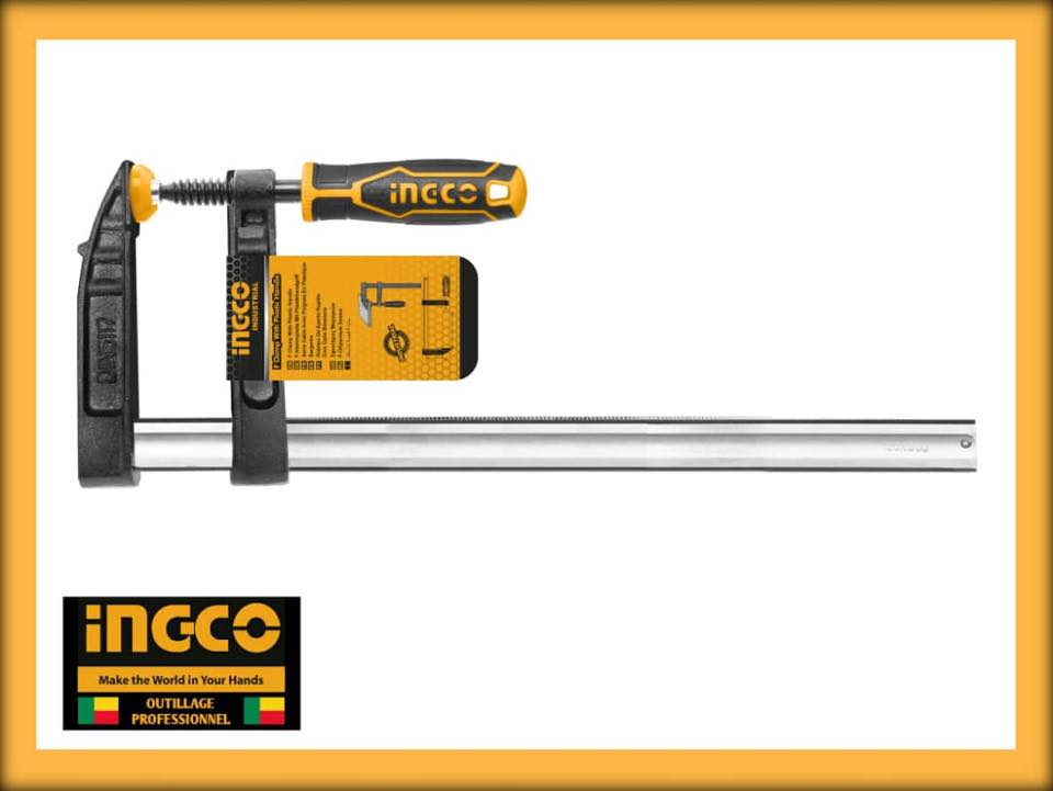 Kẹp gỗ chữ f ingco hfc021204/ cảo chữ f ingco