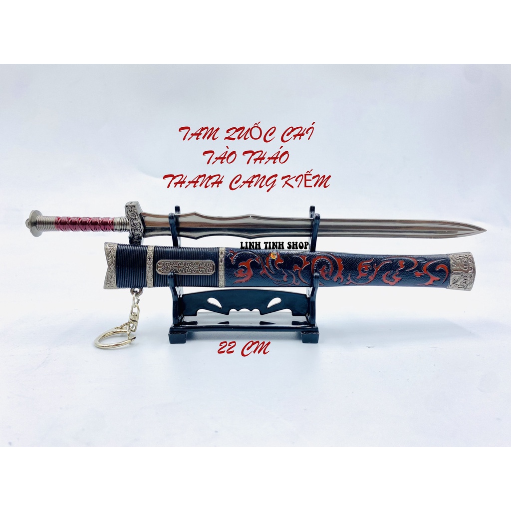 Móc khóa trưng bày Tào Tháo Thanh Cang Kiếm Tam Quốc Chí