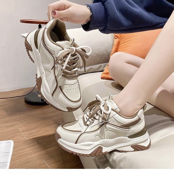 Giầy thể thao độn đế tăng chiều cao 2 dây fashion