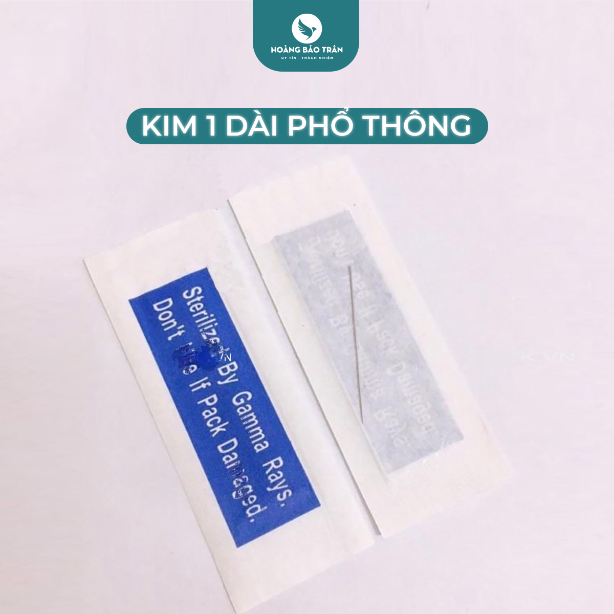 Kim 1 dài dành cho máy phun xăm phổ thông - kim 1 máy phổ thông phun xăm