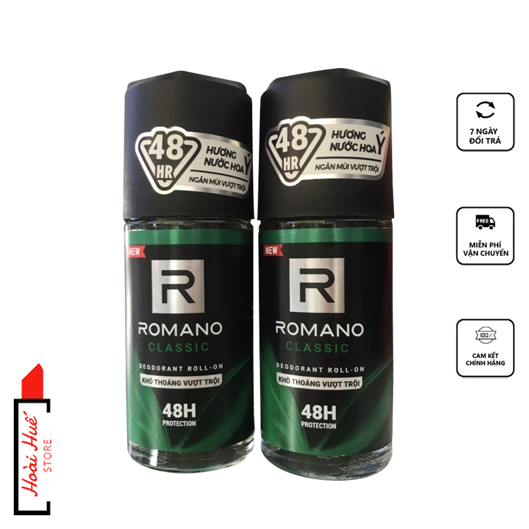 Lăn khử mùi nam Romano Classic 50ml