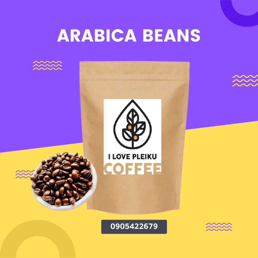 Cà phê hạt Arabica rang mộc nguyên chất