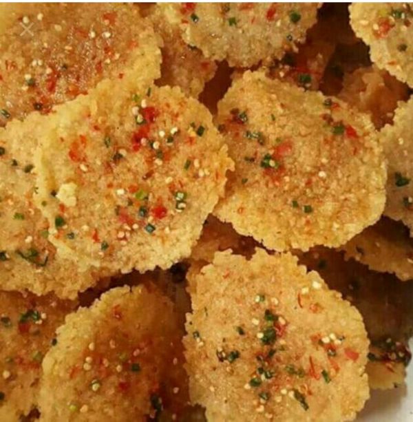 Gói 3 miếng cơm cháy chiên mắm hành miếng to thơm ngon giòn rụm