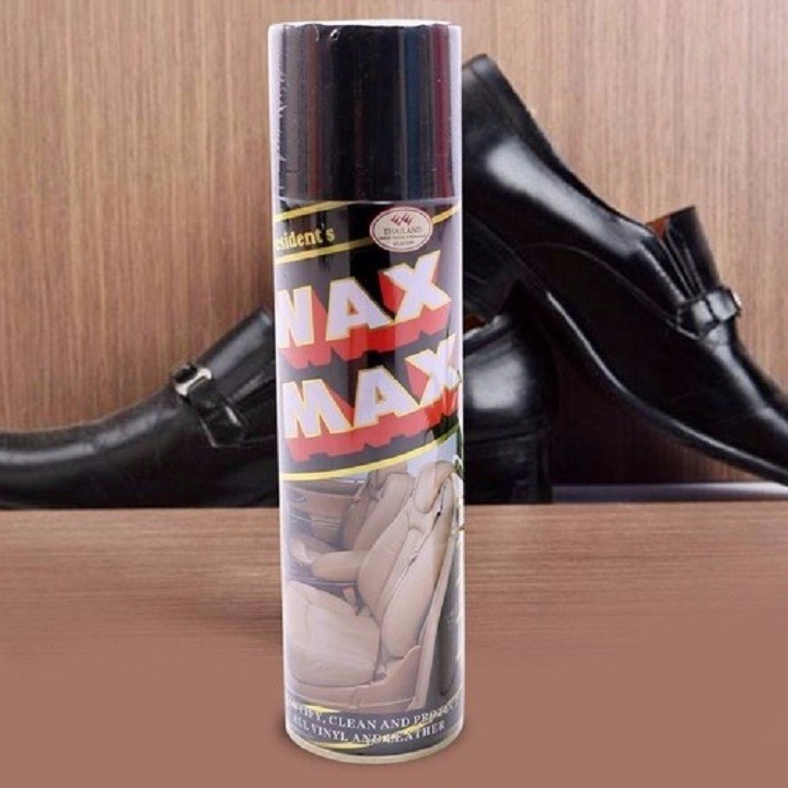 Chai Vệ Sinh Wax Max Đa Năng Làm Sạch Nội Thất, Ghế Da, Túi Xách - Chai Xịt Đánh Bóng Ô Tô Xe Máy WaxMax