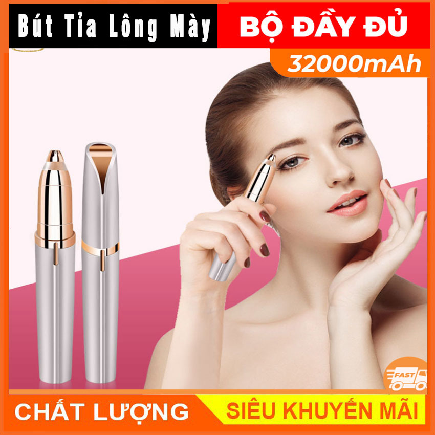 Máy tỉa lông mày cao cấp, bút tỉa lông mày, bút tỉa chân mày, cạo lông mày nhỏ gọn, tiện dụng cho nữ freeship