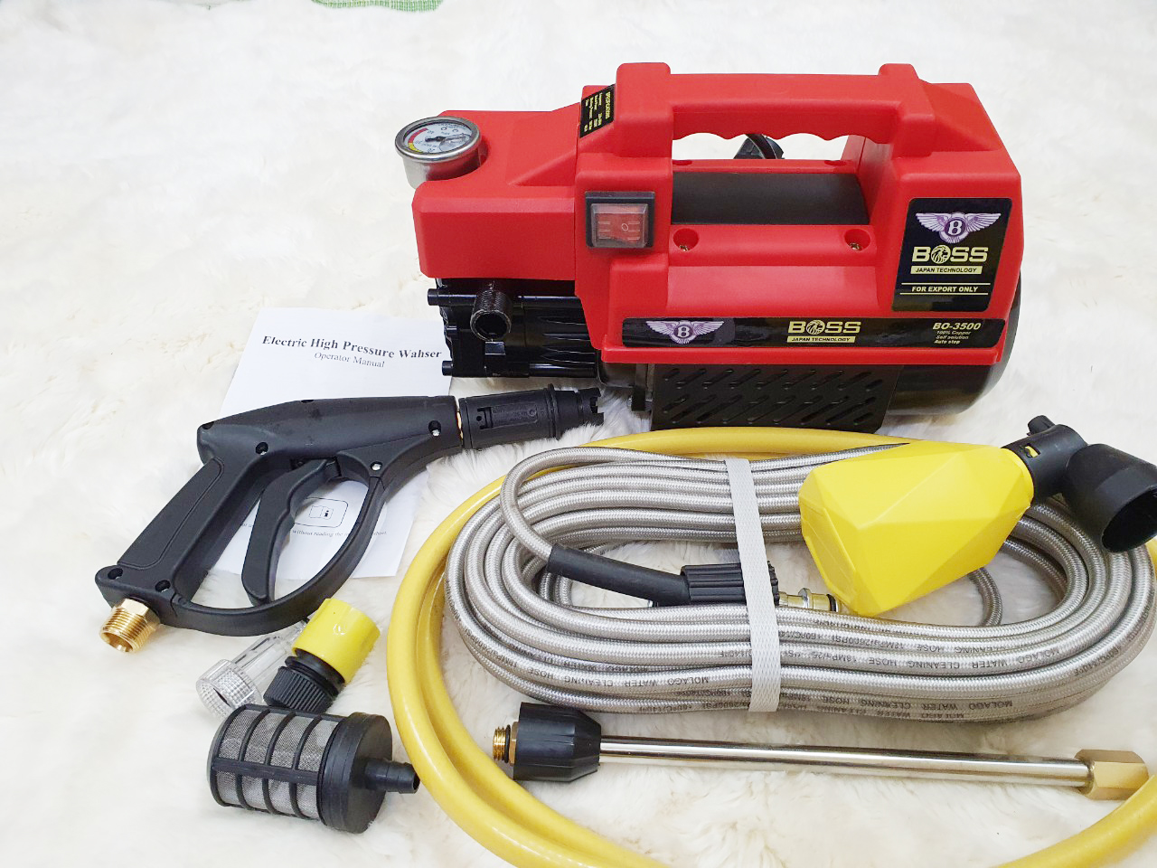 Máy rửa xe boss siêu khỏe-dây áp lực 15m
