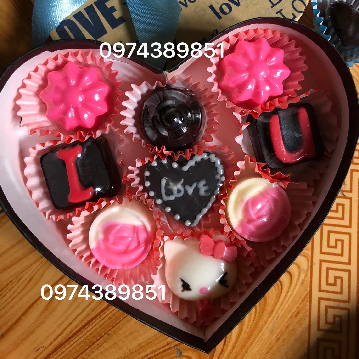 Socola valentine - Mẫu “I LOVE U”