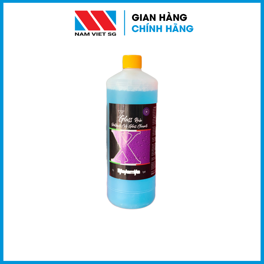 Nước rửa kính Xglass Anti Rain ô tô hương chanh Can 1 Lít