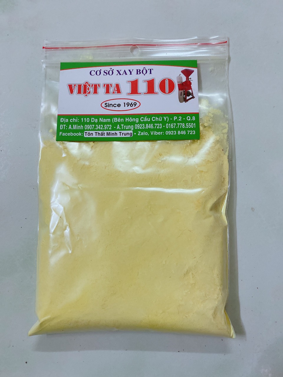 Tinh bột nghệ vàng bột việt ta
