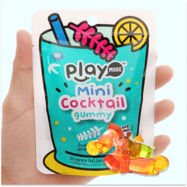 Kẹo dẻo playmore mini cocktail 48g - Bách hóa chú hoài
