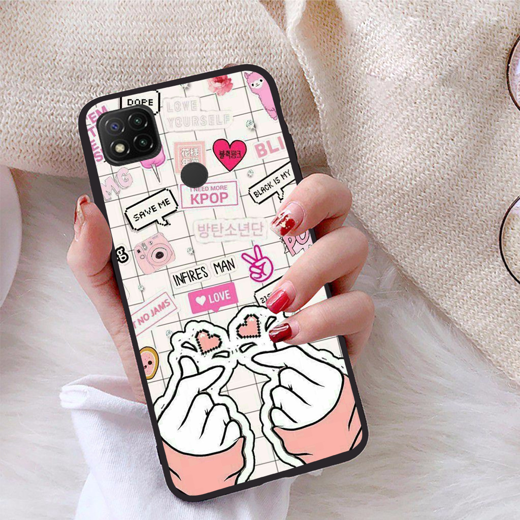 Ốp lưng xiaomi redmi 9c viền dẻo tpu bst phong cách tự do