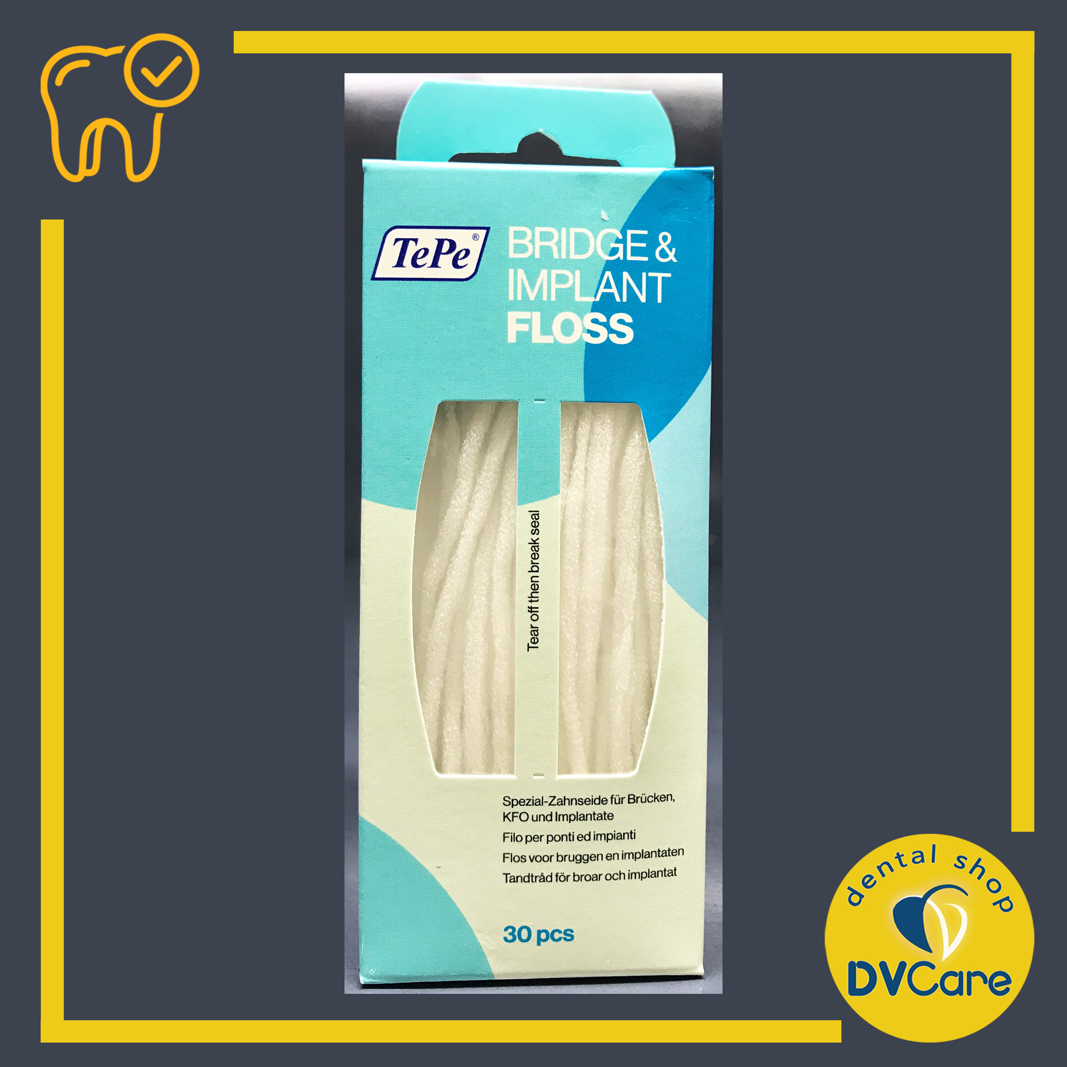 Chỉ nha khoa cầu mão răng, implant, chỉnh nha niềng răng tepe bridge & implant floss