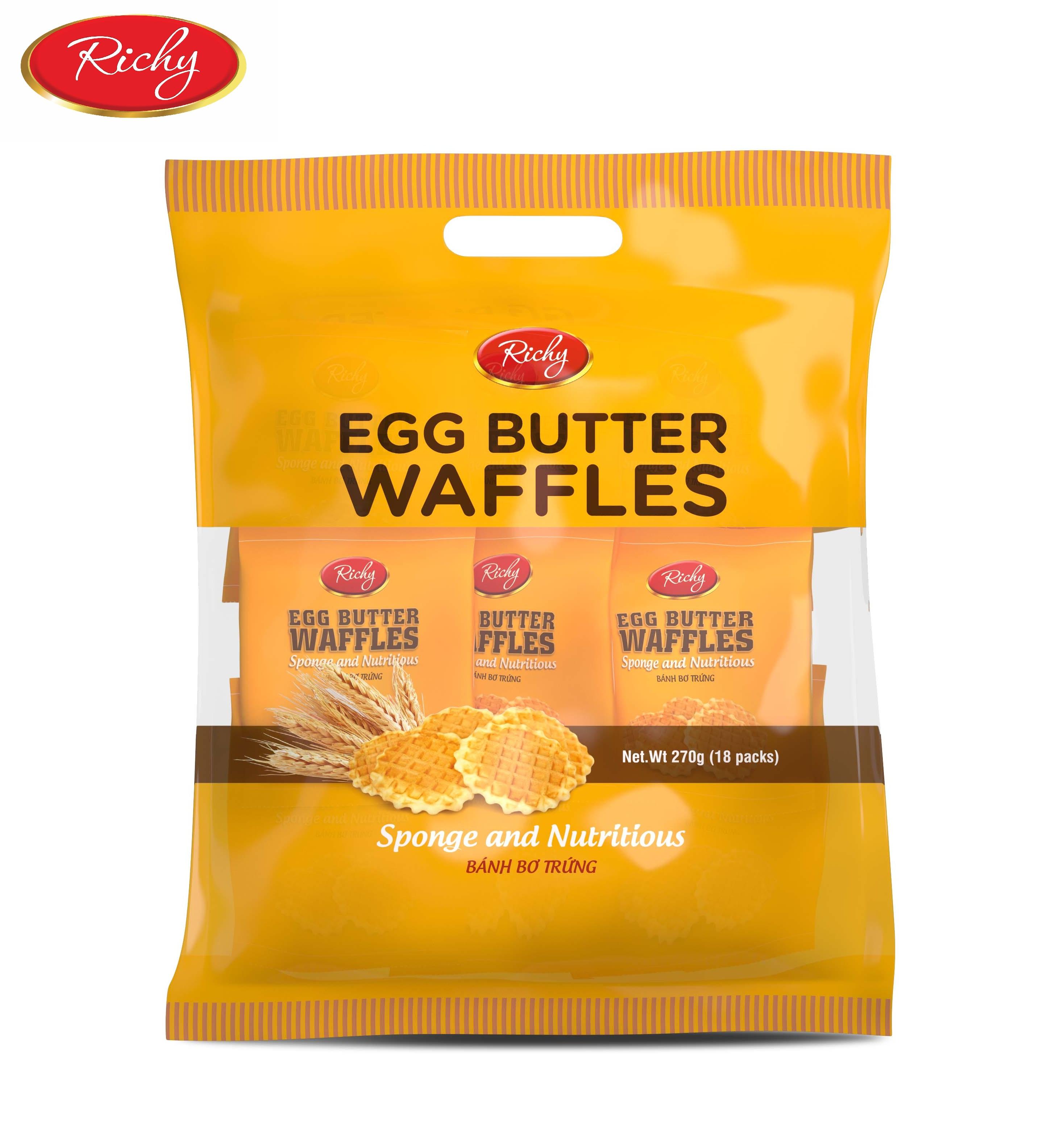 Bánh bơ trứng Richy túi 270g