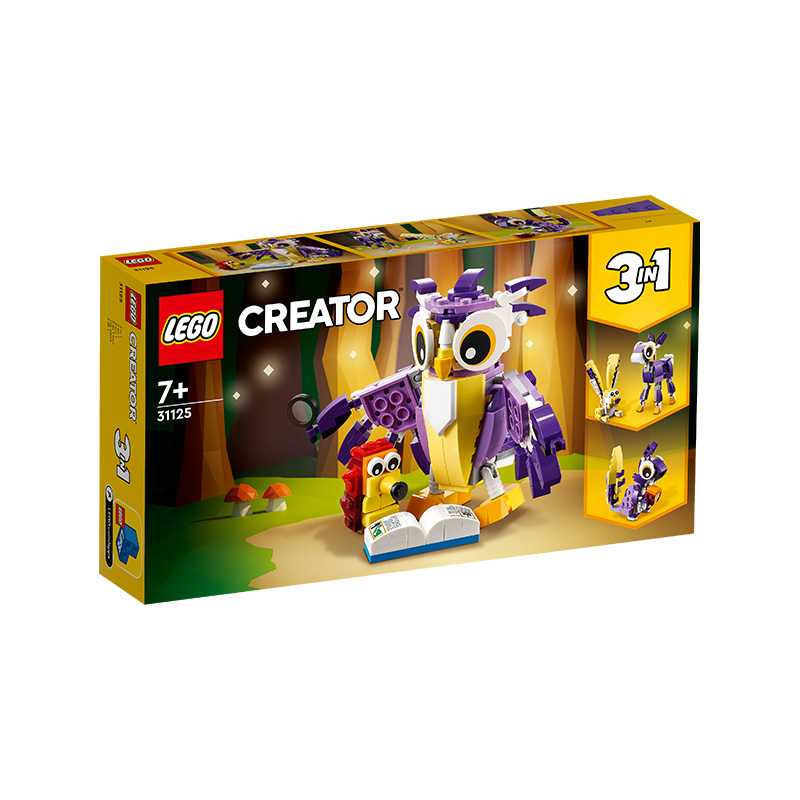 MYKINGDOM - Đồ Chơi LEGO CREATOR Sinh Vật Rừng Xanh 31125 (175 chi tiết)