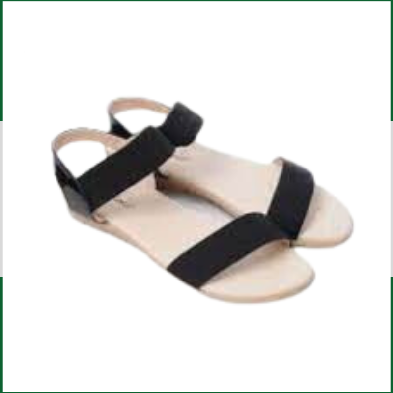 Giày Sandal Nữ cao cấp  DTW005188DEN và KEM