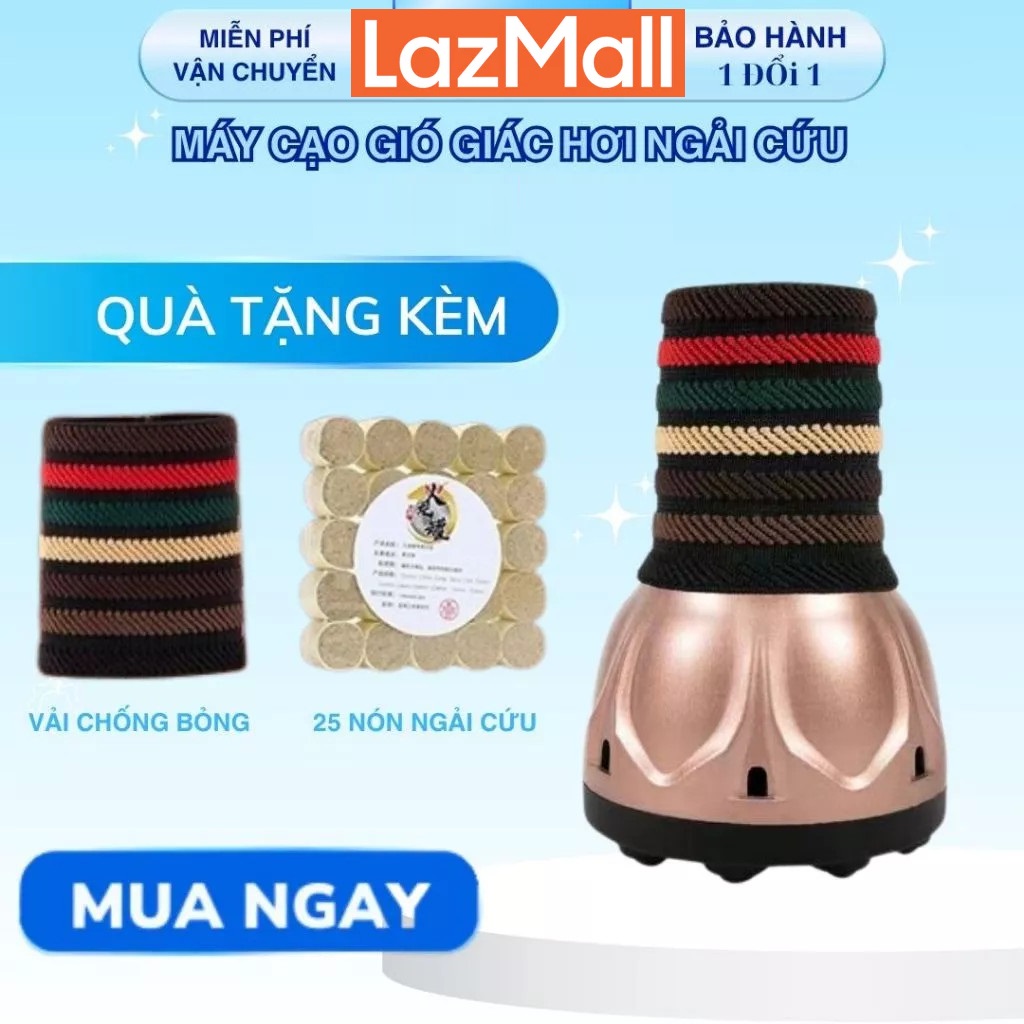 LazMall Hàng Nhật Chính Hãng Bộ Giác Hơi Ngải Cứu Cầm Tay Xông Khói Giảm Đau Nhức, Cải Thiện Lưu thông Khí Huyết, Bài Trừ Độc Tố Hiệu Quả.