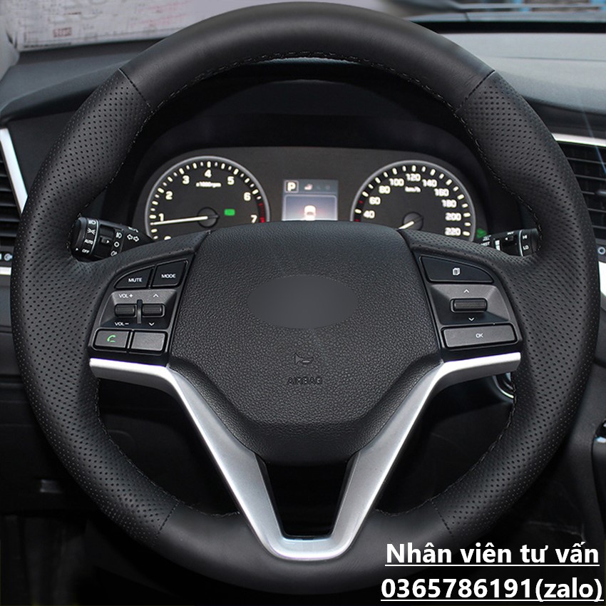 Bọc vô lăng xe hyundai tucson 2015-2021