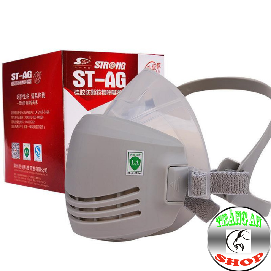 Mặt nạ phòng độc strong ag-st chất liệu silicol, phòng độc, ngăn bụi mịn