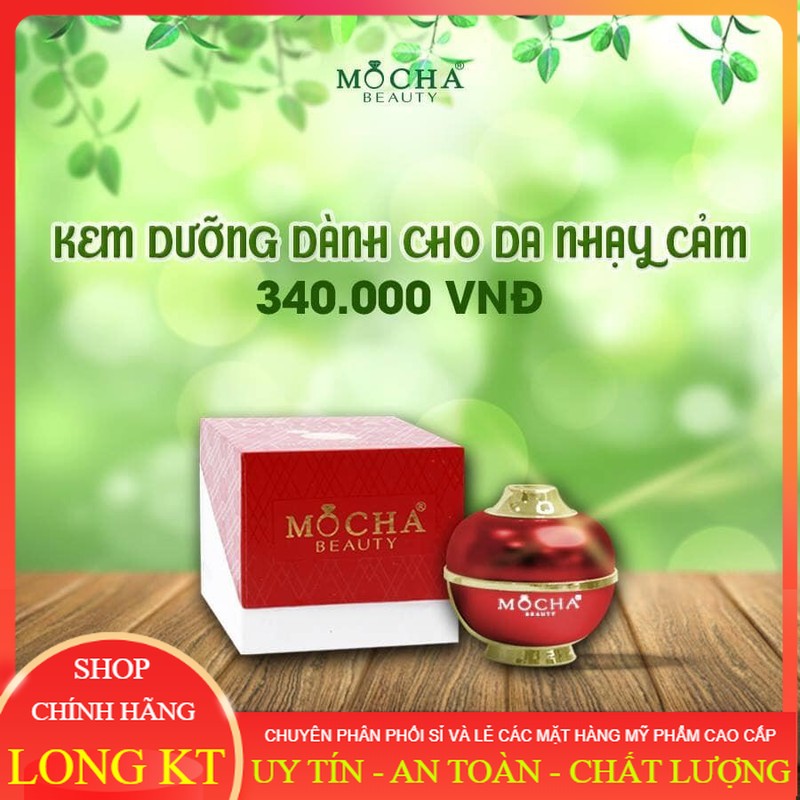 [Mỹ phẩm Chính hãng - Mocha beauty ] Kem Face cho Da nhạy cảm Mocha - Herbal Luxury Face CreKem face dưỡng da nhạy cảm dành cho da nhạy cảm Dưỡng da trắng mịn.Cân bằng độ ẩm. Phục hồi da hư tốn.Tái sinh da chống lão hóa