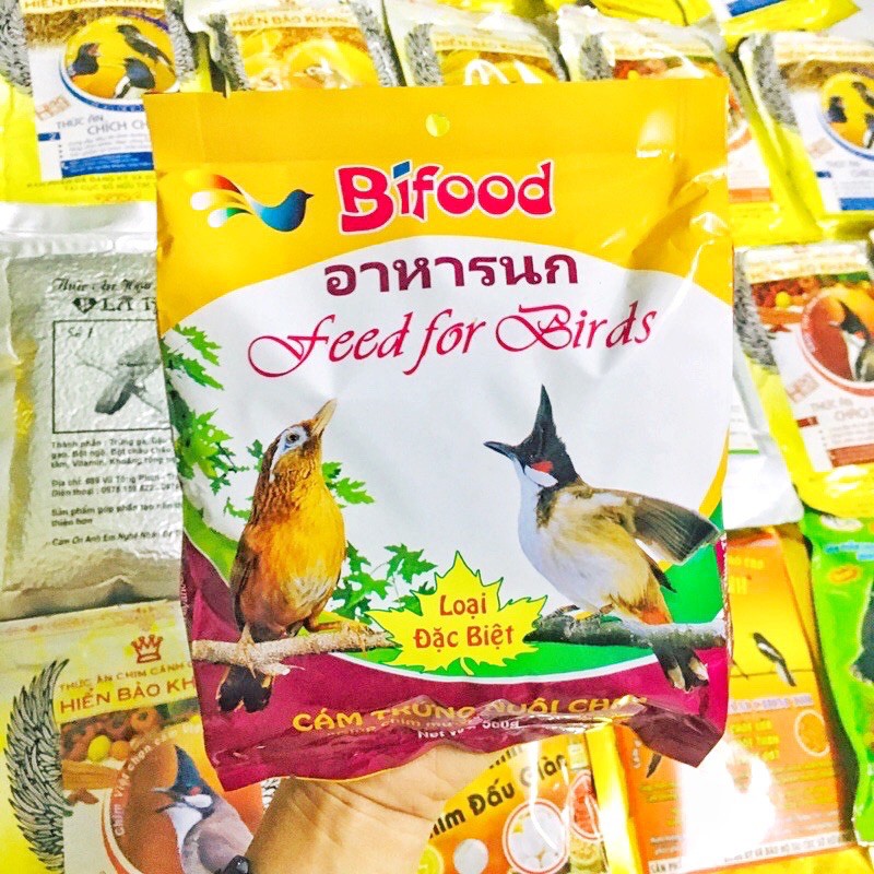 Cám bifood tím 500gr - cám chim chào mào, cám trứng bifood