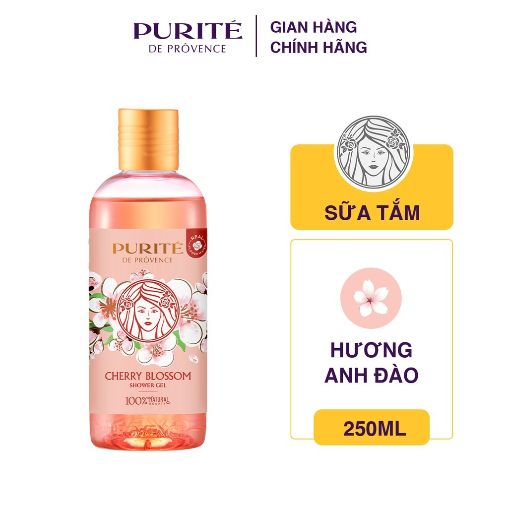 Sữa tắm purité hoa anh đào 250ml