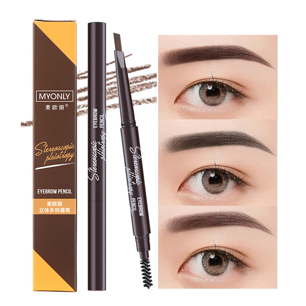 [Hộp xịn xò] Chì Kẻ Mày 2 Đầu MYONLY Double Effect Chống Thấm Nước lâu trôi chì mày dễ kẻ