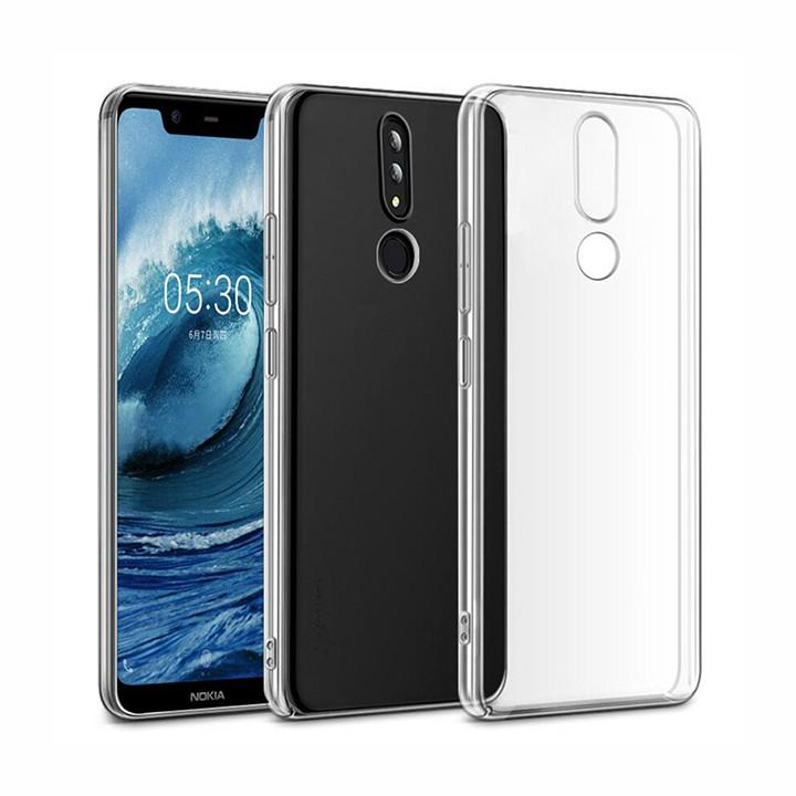Ốp lưng Nokia 5.1 Plus silicon dẻo trong suốt siêu mỏng 0.6mm loại A