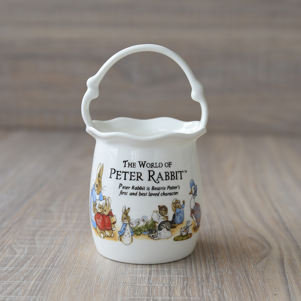 Ống đựng bằng sứ Petter Rabbid thương hiệu gốm sứ lâu đời Anh Quốc, giỏ đựng bút, thìa đũa bằng sứ tiện dụng decor