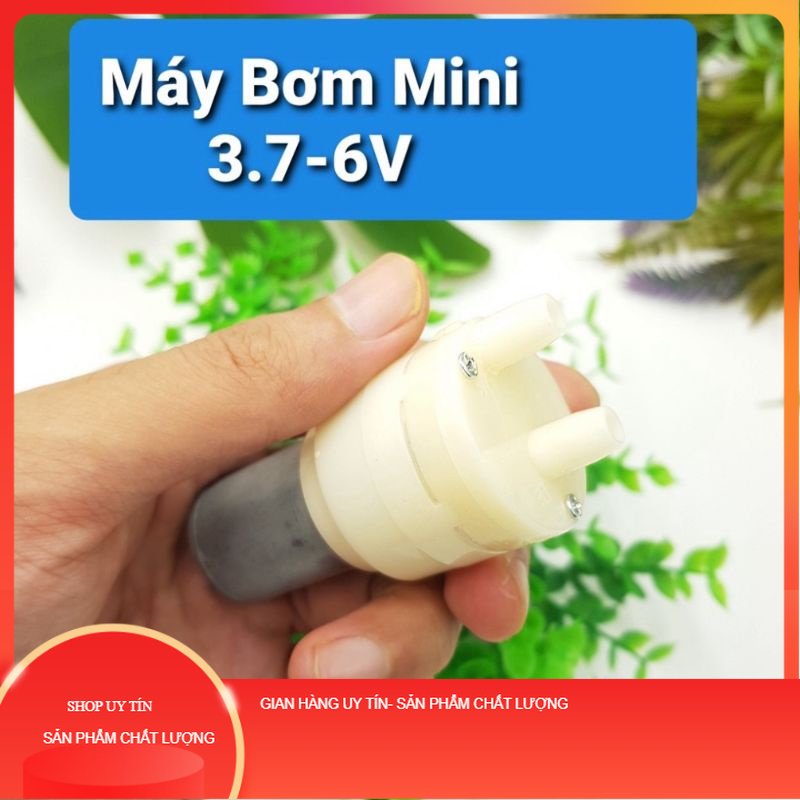 Bơm nước mini 3.7v 5v 6v làm máy rửa tay rót rượ u. bơm chất lỏng