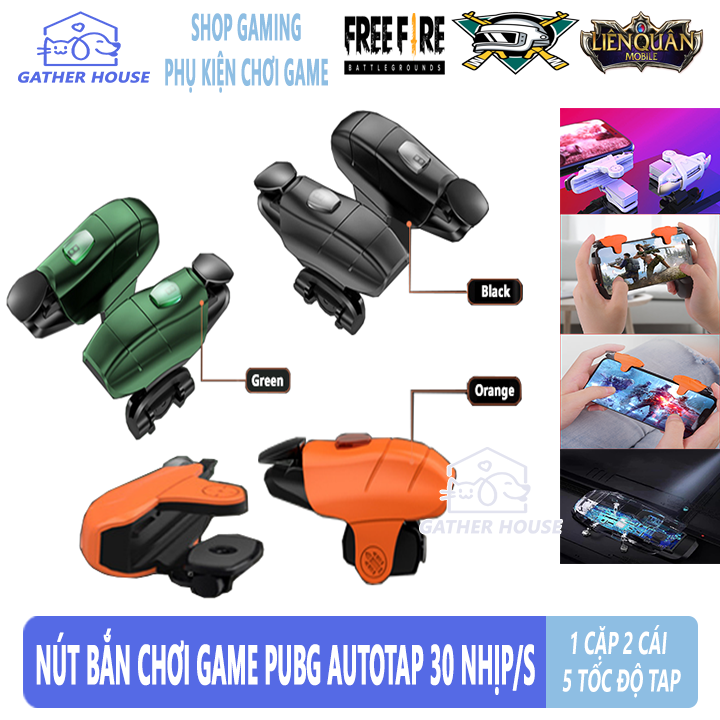 Siêu phẩm nút bắn auto tap chơi game pubg freefire ros - nút bấm điều khiển chơi game auto tap 30 nhịp/s