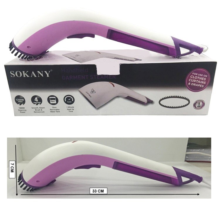 Bàn là hơi nước cầm tay - bàn ủi hơi nước sokany garment yg 868b - máy ủi là hơi nước