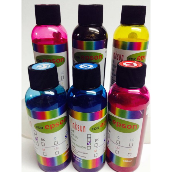 Bộ mực Dầu Pigment 100ml inksun