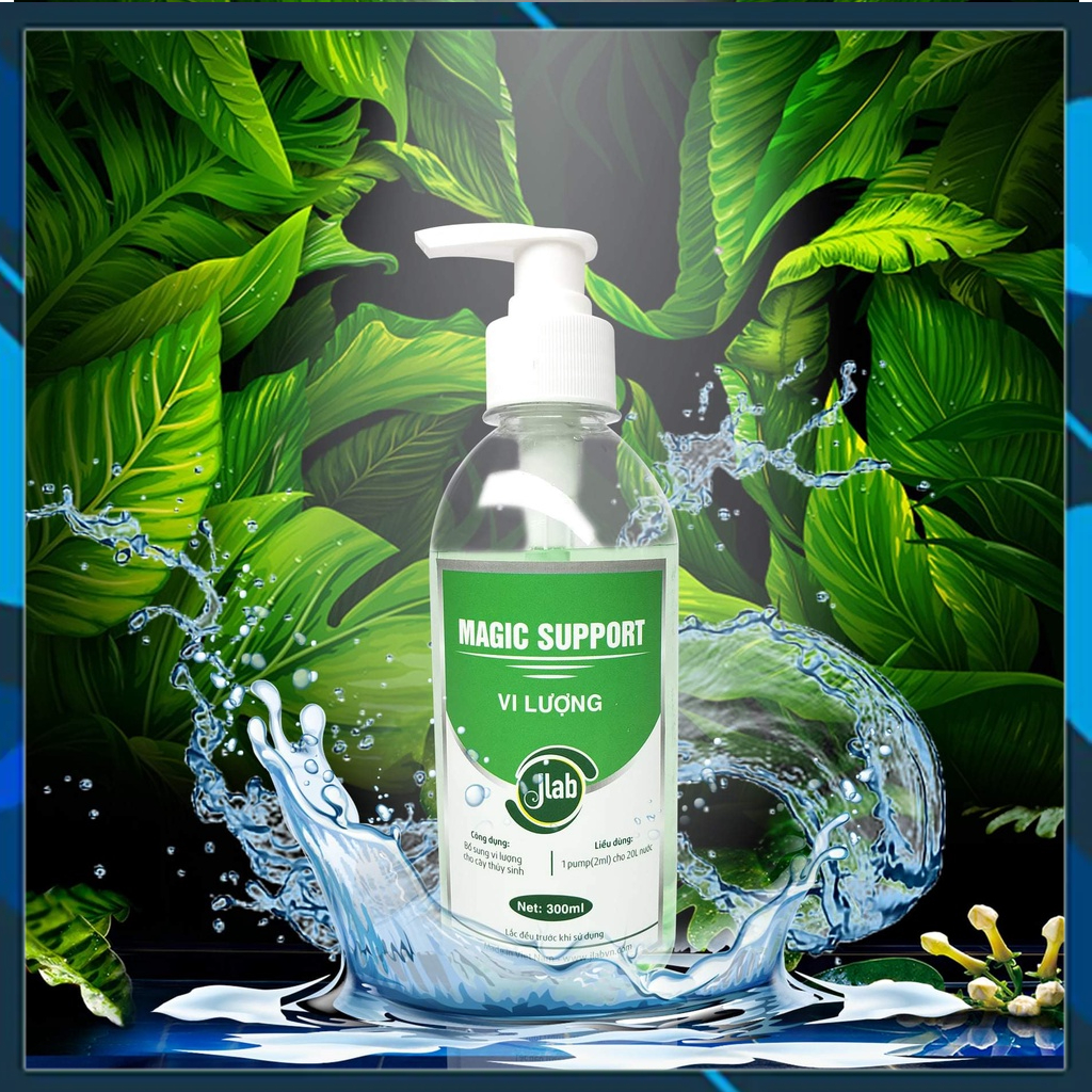 Phân nước bổ sung vi lượng Jlab Magic Support , dùng cho hồ thủy sinh