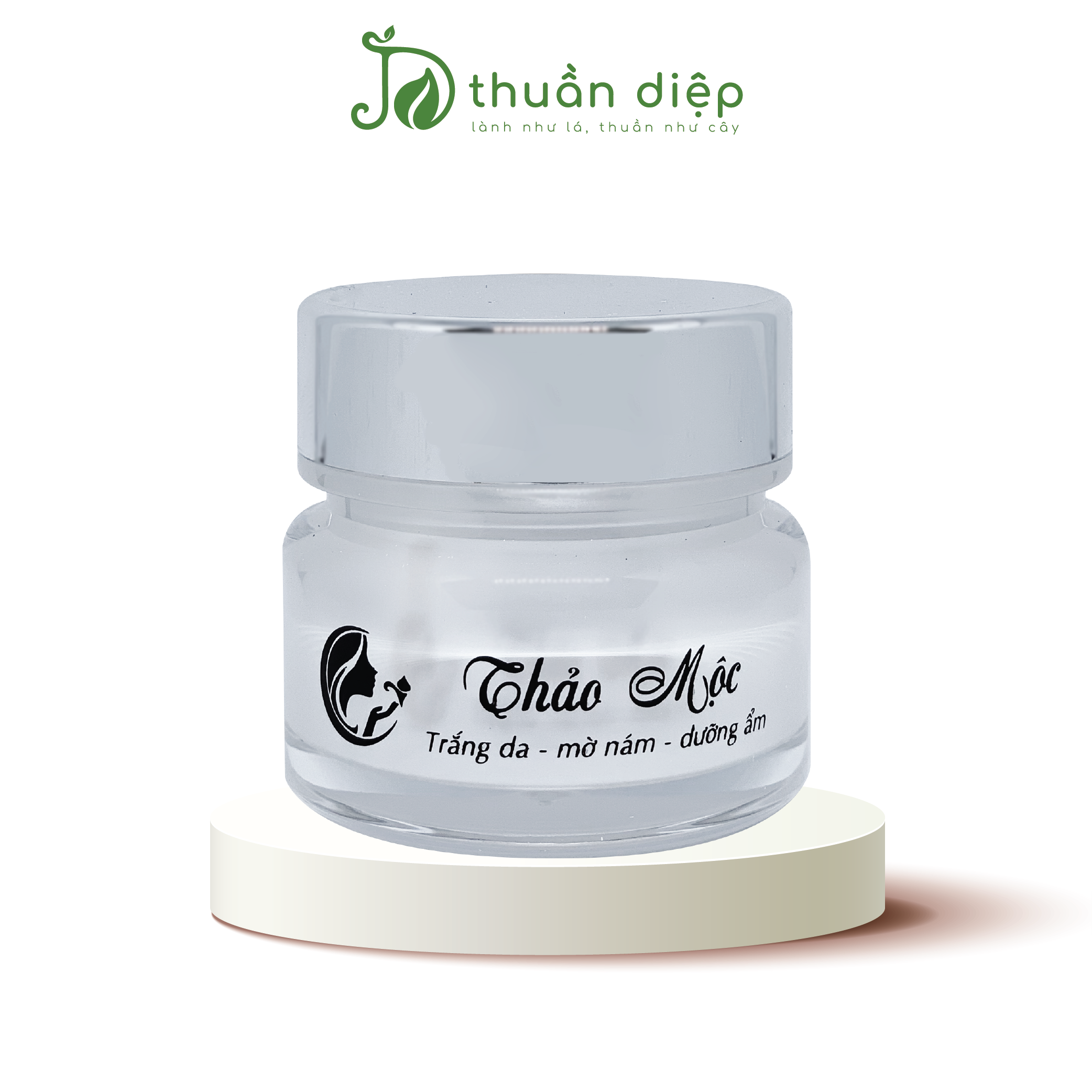 Kem dưỡng Thảo Mộc Trắng da, Dưỡng ẩm Handmade Thuần Diệp