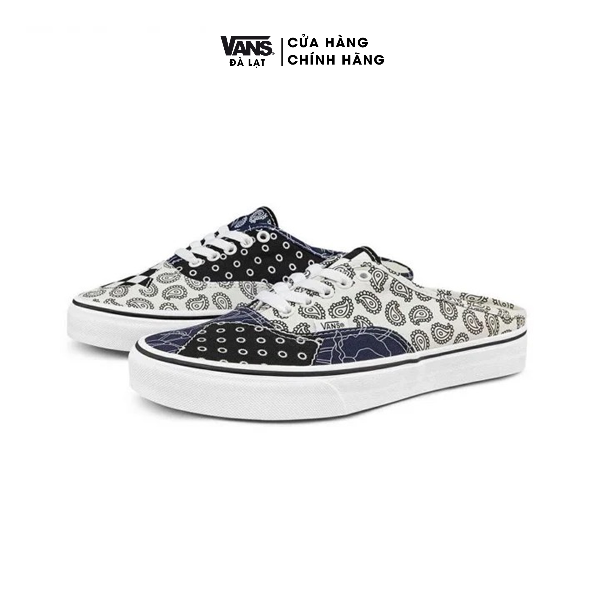 GIÀY Vans Classic Authentic Mule Skate Sneakers Shoes Pattern Mix VN0A54F76UW