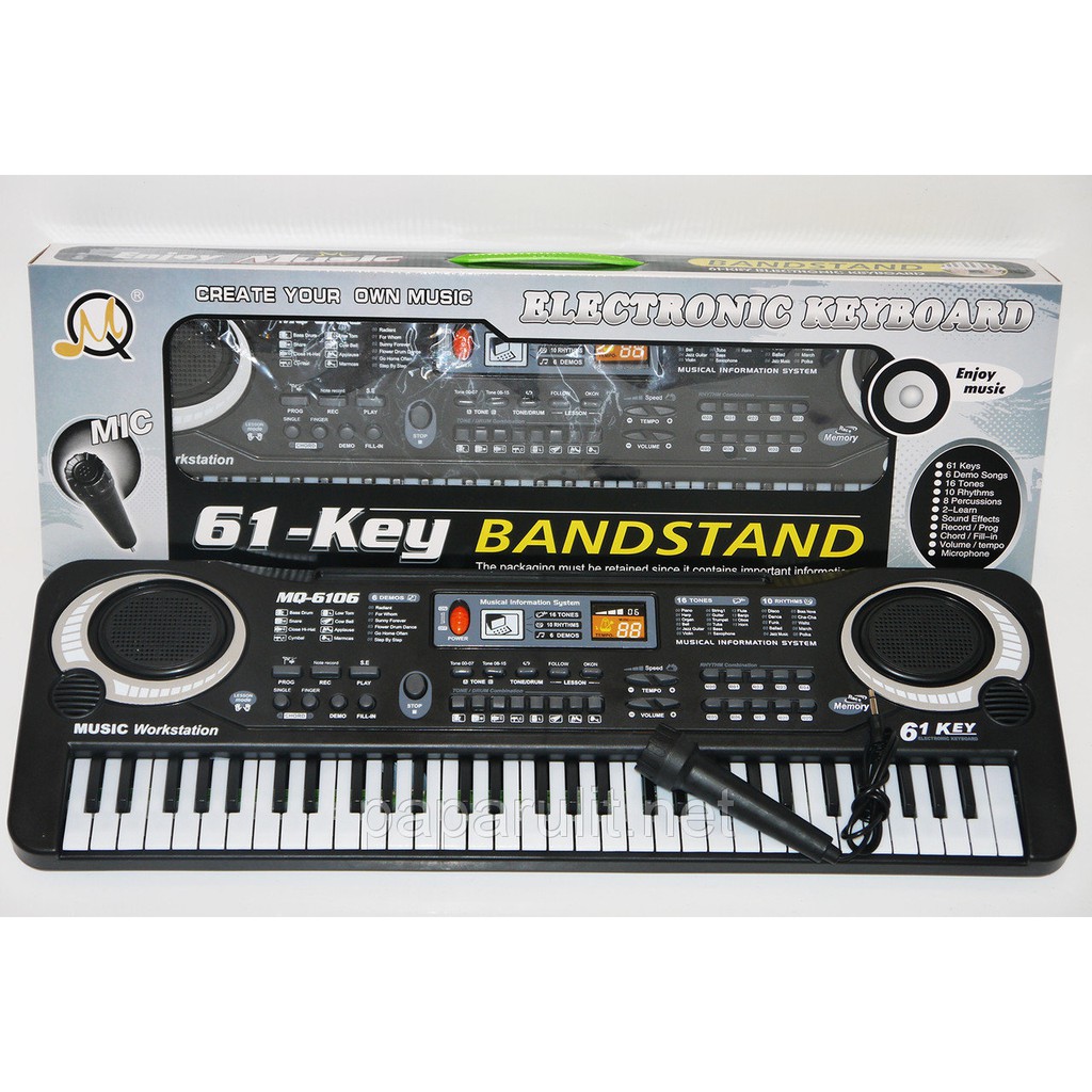 Đàn Piano Electronic Keyboard 61 Phím KÈM MIc tốt cho bé