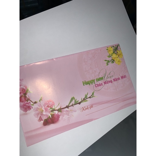 Combo 10 chiếc Phong bì chúc mừng năm mới loại dày đẹp
