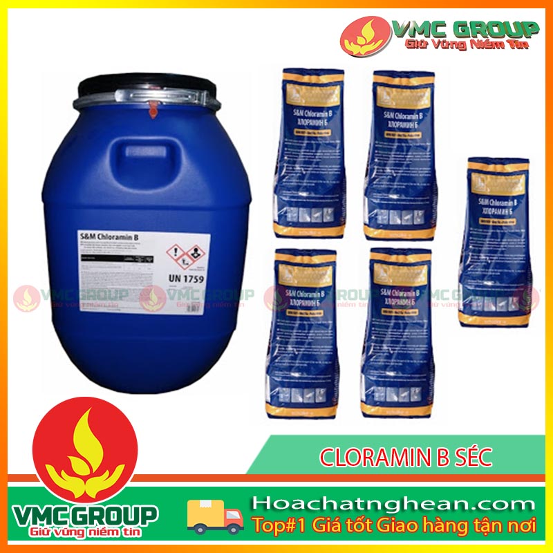 Cloramin b séc – chất khử trùng diệt khuẩn – chloramin b túi 1kg
