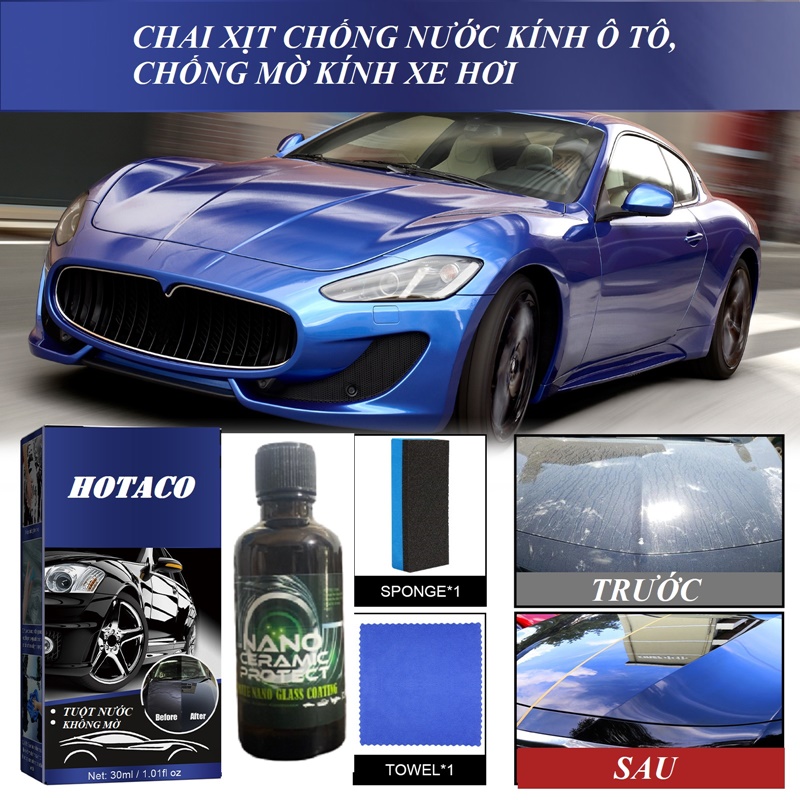 [HCM]Dung dịch phủ NANO, chống nước nano, chống mờ kính lái và gương chiếu hậu ô tô, chai xịt chống nước mờ kính, chai xịt chống sương mù, miếng dán chống nước ô tô