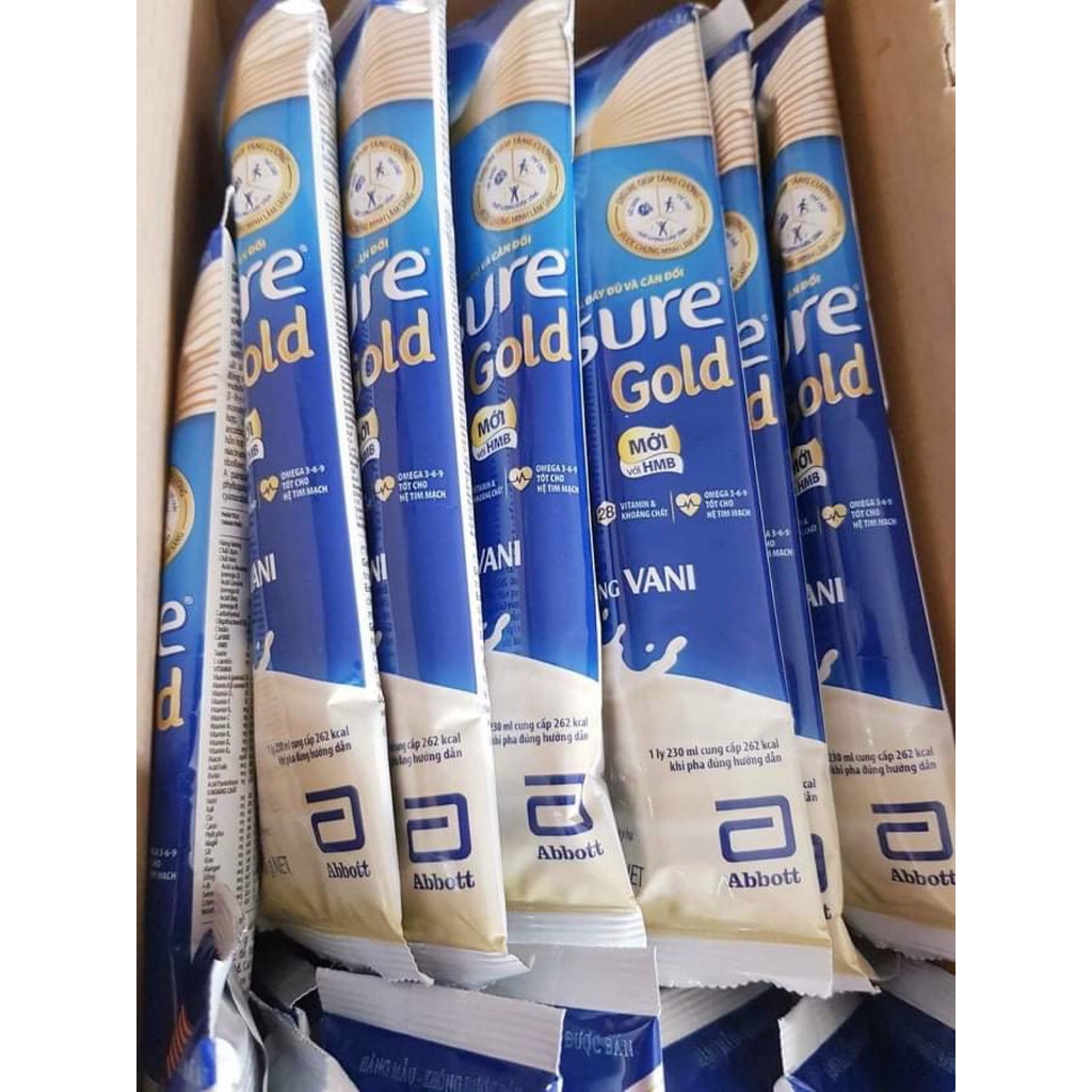 Gói sữa bột Ensure gold 60,6g/1gói - hương vị bất kỳ