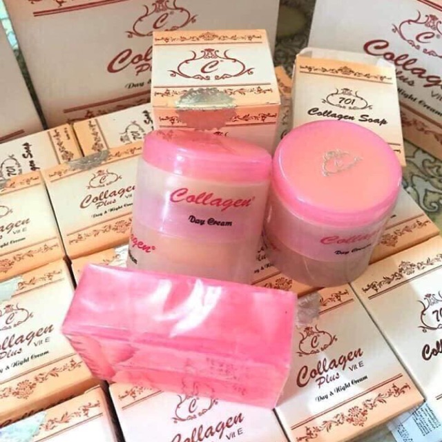 Combo bộ đôi kem collagen 701 plus vit E